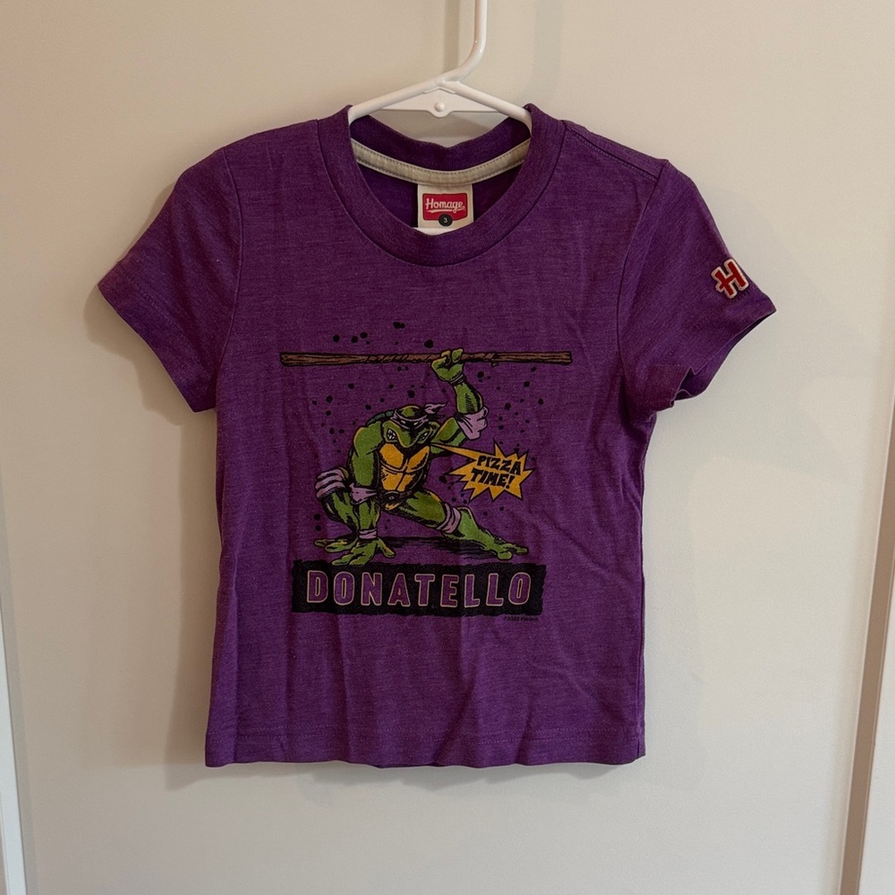 Homage Purple Donatello Kids T-Shirt